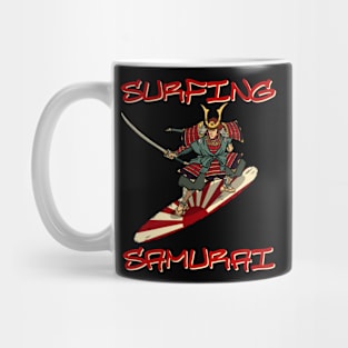 Surfing samurai Mug